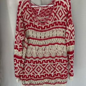 Free People sweater with sequins size small